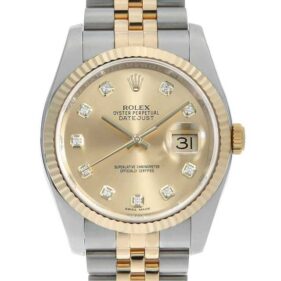 ロレックス デイトジャスト ジュビリーブレス 116233G シャンパン