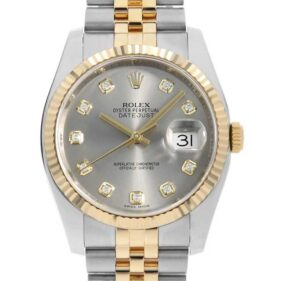 ロレックス デイトジャスト ジュビリーブレス 116233G グレー