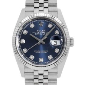 ロレックス デイトジャスト36 126234G ジュビリーブレス ブルー