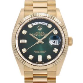 ロレックス デイデイト36 128238G グリーンオンブレ