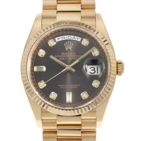 ロレックス デイデイト36 128238G ダークグレー