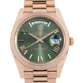 ロレックス デイデイト40 228235 オリーブグリーン